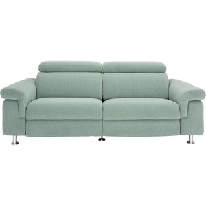 LIVIQUE, Sofa Rilasso III, Sofa Rilasso III Cyan Stoff 202 cm 101 cm Verstellbare Stütze