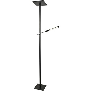 LIVIQUE, Stehlampe Tiamo, LED-Stehleuchte Ideal mit Lesearm, schwarz
