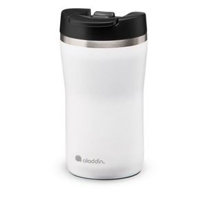 Micasa, Thermobecher ALADDIN, Café Thermavac Leak-Lock Stain. St. Mug 0.25L Snowf. White