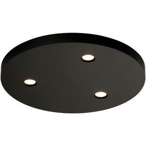 BOPP, Bopp Close LED-Deckenlampe 3-flammig rund schwarz, Bopp Deckenlampe Close
