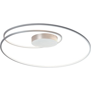 BOPP, Bopp At LED-Deckenleuchte aluminium 70cm, Bopp Led-Deckenleuchte 75/30 cm , 41980209 At , Alufarben , Metall , 30 cm , geschliffen , 003226005102