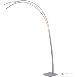 BOPP, Bopp Bow - LED-Bogenleuchte, dimmbar, BOPP Bogenleuchte , 64940309 Bow , Metall , 175x208 cm , geschliffen , getrennt schaltbar , 003226012801