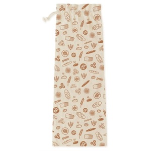 Diverse, diverse Brotkorb Pebbly, Brotbeutel aus Bio-Baumwolle braun, 65x20cm