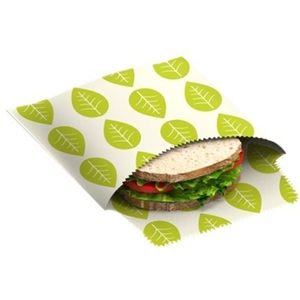 nuts innovations, Snack Bag Vegan Blätter Snack Bag Vegan Blätter, Pflanzenwachs Snackbeutel Blätter 17x18cm