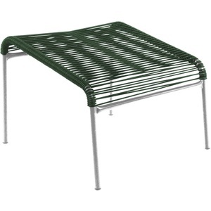Schaffner, Schaffner - Gartenhocker SÄNTIS - Kunststoff - Tannengrün - 48/50/37 cm, Schaffner Hocker Säntis
