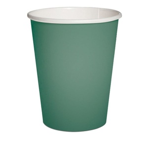 Diverse, diverse Pappbecher Maison, Pappbecher 10x Uni dunkelgrün, 9.5x5.5x8cm - 0.25l