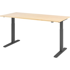 Hammerbacher, Hammerbacher Sitz-Stehschreibtisch Elect 1800 mm x 800 mm Ahorn VXMKA19/3/G, Hammerbacher Steh-Sitz-Schreibtisch VXMKA19/3/G Ahorn 1800 mm x 800 mm