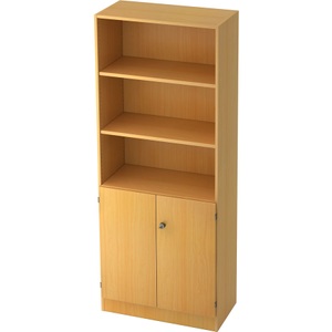 Jungheinrich PROFISHOP, Regal Solid, 2 kurze Türen unten, Buche, Regal Solid, 2 kurze Türen unten, Buche