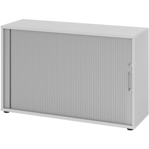 LIVIQUE, Aktenschrank Office, Hammerbacher Schrank V1732S/5/S/BS Grau 120 x 40 x 74,8 cm