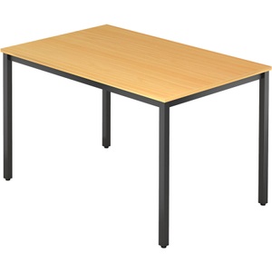 Jungheinrich PROFISHOP, Konferenztisch Premium, Quadratrohr, BxT 1.200 x 800 mm, Buche/scharz, Konferenztisch Premium, Quadratrohr, BxT 1.200 x 800 mm, Buche/scharz