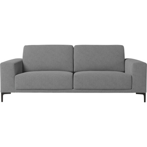 LIVIQUE, Sofa Bivio, Sofa Bivio Grau Polyester/Stoff 224 cm 88 cm