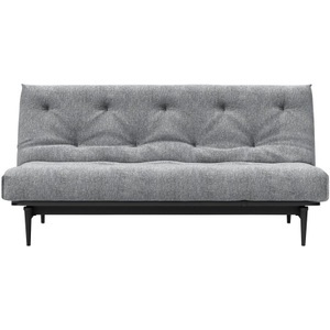 LIVIQUE, Bettsofa Rehalp, Bettsofa Rehalp Grau Holz/Stoff/Metall 200 cm 100 cm Verstellbare Lehne