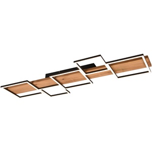 Trio Lighting, LED-Deckenlampe Harper mit fünf Quadraten, LED-Deckenlampe Harper mit fünf Quadraten
