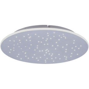 XXXLutz, XXXLutz Led-deckenleuchte , 8037-95 Q-Nightsky , Alufarben , Metall, Kunststoff , Uni , 5 cm , gebürstet , 003467043702, Paul Neuhaus LED-DECKENLEUCHTE 25 W 48/5 cm , 8037-95 Q-Nightsky , Alufarben , Metall, Kunststoff , Uni , 5 cm , gebürstet , Sternenhimmel, ZigBee-Technologie, Smartphone-Steuerung, Farbtemperaturwechsler , 003467043702