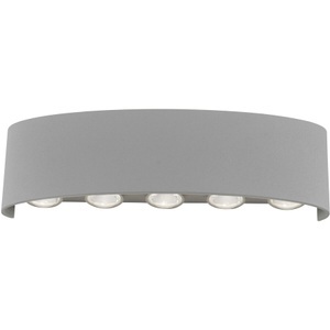 XXXLutz, XXXLutz Led-wandleuchte , 9489-21 Carlo , Silberfarben , Metall , 4.7x8x27 cm , glatt , 003467045702, Paul Neuhaus CARLO 9489-21 LED-Wandleuchte 6.4 W LED Silber