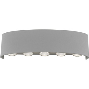 XXXLutz, XXXLutz Led-wandleuchte , 9489-21 Carlo , Silberfarben , Metall , 4.7x8x27 cm , glatt , 003467045702, Wandlampe Carlo