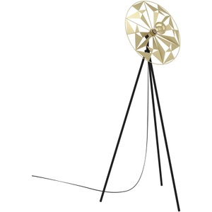 Eglo, Stehleuchte Castanuelo, schwarz/gold, Eglo Stehlampe Castanuelo