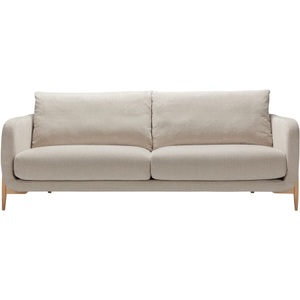 LIVIQUE, Sofa Leya, Sofa Leya Beige Stoff 215 cm 97 cm