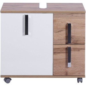 LIVIQUE, Waschbeckenunterschrank Sezai, Waschbeckenunterschrank Sezai