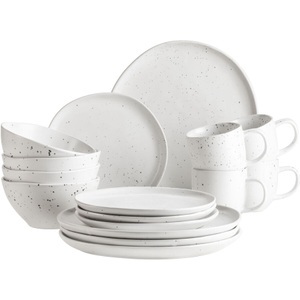 Mäser, Mäser Serie Andoro Geschirr, Mäser Andoro Vaisselle Geschirr-Set 16-teilig Weiss
