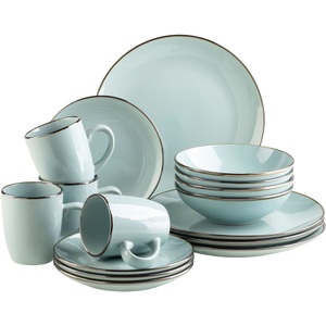 Mäser, Mäser Kombiservice 16-teilig Geschirr Set Mint, Mäser Kombiservice 16-teilig Geschirr Set Mint