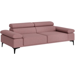 Ada, Ada Sofa Claudio, Sofa Claudio Lila Stoff 218 cm 104 cm