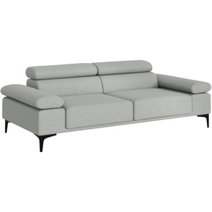 Ada, Ada Sofa Claudio, Sofa Claudio Cyan Stoff 218 cm 104 cm