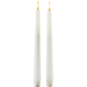 Micasa, LED Kerze CHRISTMAS, Micasa, STT - LED Stabkerzen, 2 Stück, 2 Stück, Weiss