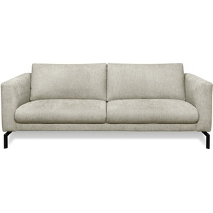 LIVIQUE, Sofa Gomero, Sofa Gomero Grau Stoff 216 cm 93 cm