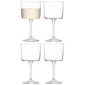 LSA, 4er Set Gio Weingläser 250ml Klar, LSA International Weinglas-Set LSA