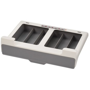 Joseph joseph, Joseph Joseph - Kaffeekapsel-Halter CUPBOARDSTORE - dunkelgrau/grau - Kunststoff - 18.5/27.2 cm, Joseph Joseph CupboardStore Kaffeekapselschublade Grau