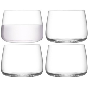 LSA International, 4er Set Metropolitan Stemless Glas 360ml klar, 4er Set Metropolitan Stemless Glas 360ml klar