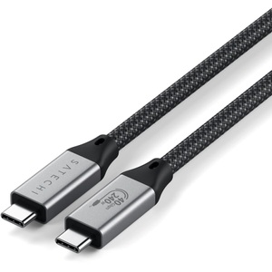 Satechi, SATECHI ST-YU4120M - USB4-C Pro Kabel (Space Gray), SATECHI ST-YU4120M - USB4-C Pro Kabel (Space Gray)