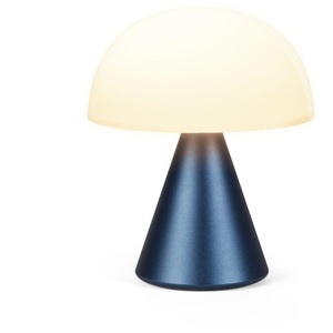 Lexon, Mina Medium Lampe ohne Kabel / LED - H 11 cm / OUTDOOR / Farbiges Licht - Lexon blau en metall/plastikmaterial, Kabellose, wiederaufladbare Außenlampe Mina Medium LED metall plastikmaterial blau / LED - H 11 cm / OUTDOOR / Farbiges Licht - Lexon blau en plastikmaterial