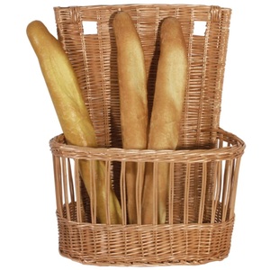 Contacto, Brotkorb, Vollweide naturlackiert, 48x32x60cm, Brotkorb, Vollweide naturlackiert, 48x32x60cm