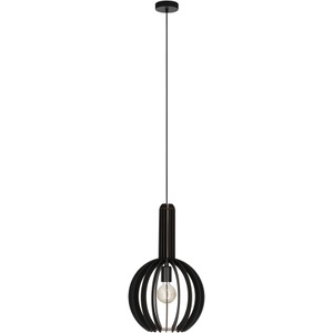 Eglo, Hängeleuchte Velasco in Schwarz, Ø 31 cm, Eglo Lampada a sospensione Velasco