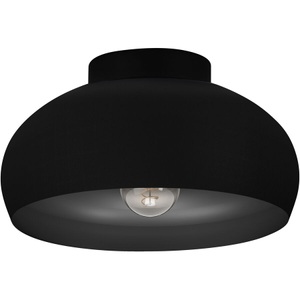 Eglo, EGLO Mogano 2 Deckenleuchte, Ø28cm, schwarz, Eglo Deckenlampe Mogano 2