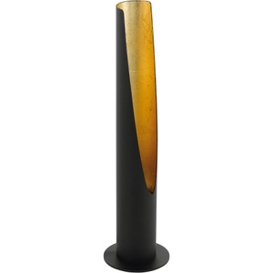 Eglo, LED-Tischleuchte Barbotto in Schwarz/Gold, Eglo Lampada da tavolo Barbotto