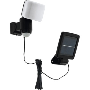 Eglo, LED-Solarlampe Casabas mit Sensor, schwarz, Eglo Lampada solare da esterno Casabas