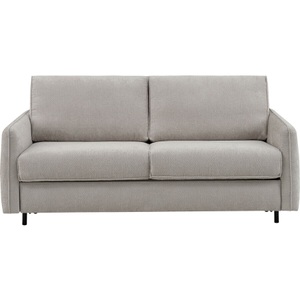 LIVIQUE, Bettsofa Storm, Bettsofa Storm Beige Stoff/Metall 189 cm 98 cm