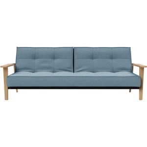 LIVIQUE, Livique Bettsofa Split, Bettsofa Split Blau Stoff 232 cm 99 cm