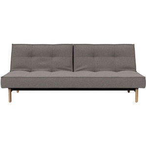 LIVIQUE, Livique Bettsofa Split, Bettsofa Split Beige/Grau Stoff 210 cm 91 cm