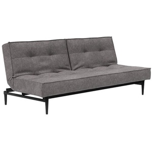 LIVIQUE, Livique Bettsofa Split, Bettsofa Split Grau Stoff 210 cm 91 cm