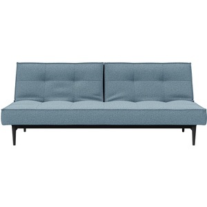 LIVIQUE, Livique Bettsofa Split, Bettsofa Split Blau Stoff 210 cm 91 cm Klappbar