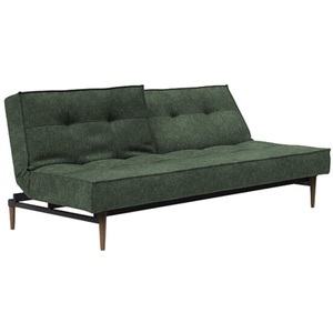 LIVIQUE, Livique Bettsofa Split, Bettsofa Split Grün Stoff 210 cm 91 cm Klappbar