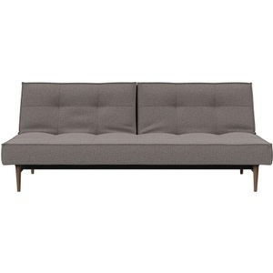 LIVIQUE, Livique Bettsofa Split, Bettsofa Split Beige/Grau Stoff 210 cm 91 cm Klappbar