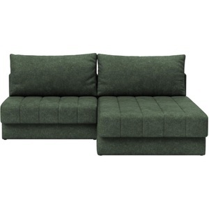 LIVIQUE, Livique Bettsofa Akello, Bettsofa Akello Grün Stoff 200 cm 74 cm Ausklappbar