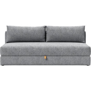 LIVIQUE, Livique Bettsofa Odlav, Bettsofa Odlav Grau Stoff 200 cm 105 cm Ausklappbar