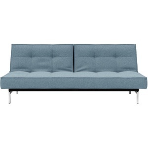 LIVIQUE, Livique Bettsofa Split, Bettsofa Split Blau Stoff 210 cm 89 cm Klappbar