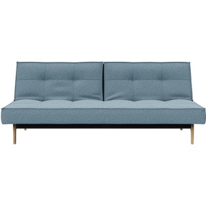 LIVIQUE, Livique Bettsofa Split, Bettsofa Split Blau Stoff 210 cm 96 cm Ausklappbar